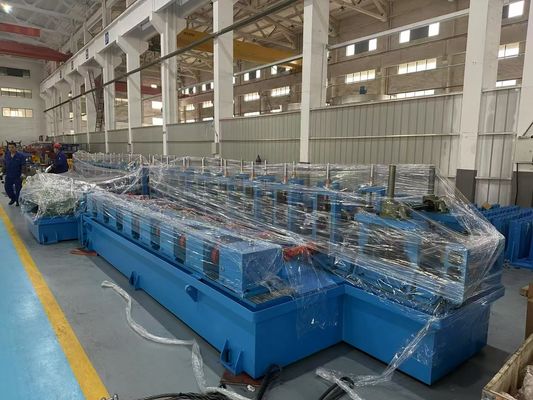 kaufen Cr12 50Hz Highway Guardrail Forming Machine 150m/Min Stahlplattenherstellmaschine online manufacture
