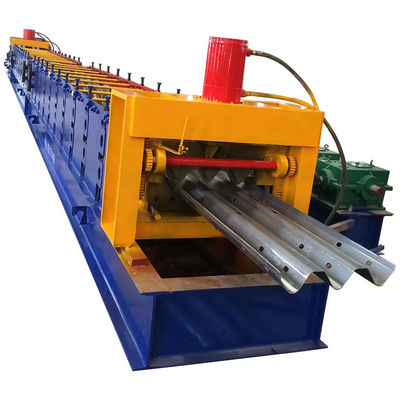 kaufen 2 Welle Highway Guardrail Formierung Maschine 3 Welle Stahl W Balken Panel Roll Formierung Maschine online manufacture