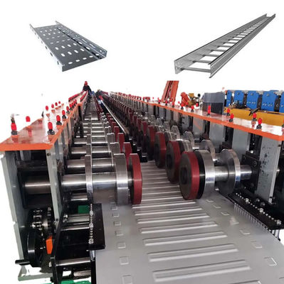 kaufen Metall 7,5 kW Kabel-Tray Roll Forming Maschine 40GP Kabel-Tray-Making-Maschine online manufacture