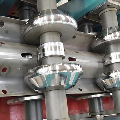 kaufen 25 mm - 63,5 mm Autobahn-Schrankenformmaschine Stahlrollformmaschine online manufacture
